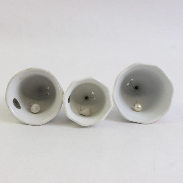Lot of 3 United States Travel Porcelain Souvenir Bells