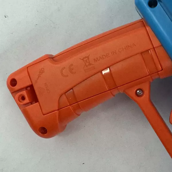 Blue and Orange Epic Bubble Machines With Lighting Effects Both Work 1 Charger