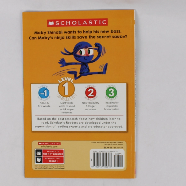 Moby Shinobi Ninja in the Kitchen by Luke Flowers 2017 Paperback Level 1 Reader