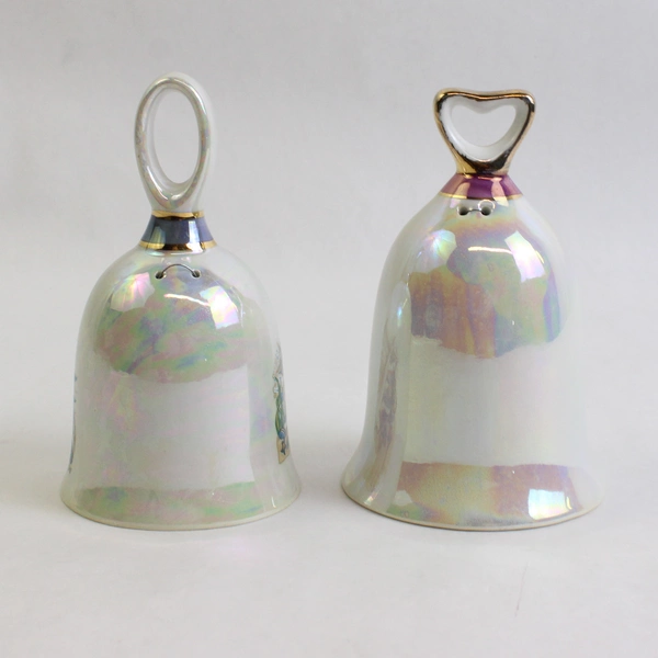 Lot of 2 Florida United States Porcelain Souvenir Bells