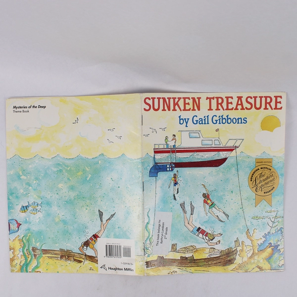 Sunken Treasure by Gail Gibbons 1993 Paperback The Art of Treasure Hunting