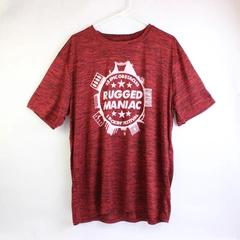 Rugged Maniac Rockin' Fest Red/Black Short Sleeve Graphic T-Shirt Men's Size XL