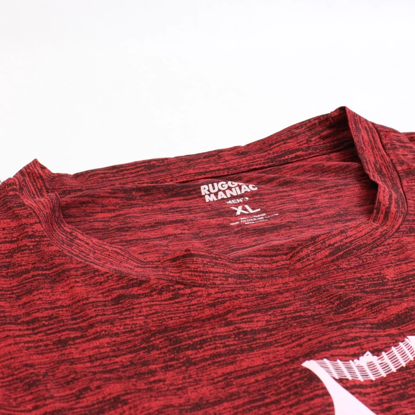 Rugged Maniac Rockin' Fest Red/Black Short Sleeve Graphic T-Shirt Men's Size XL