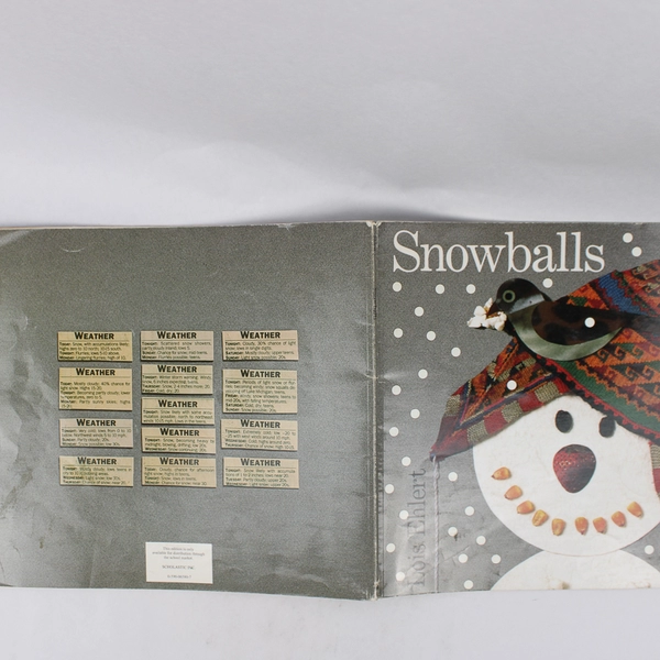 Snowballs by Lois Ehlert 1997 Scholastic Inc Paperback Book
