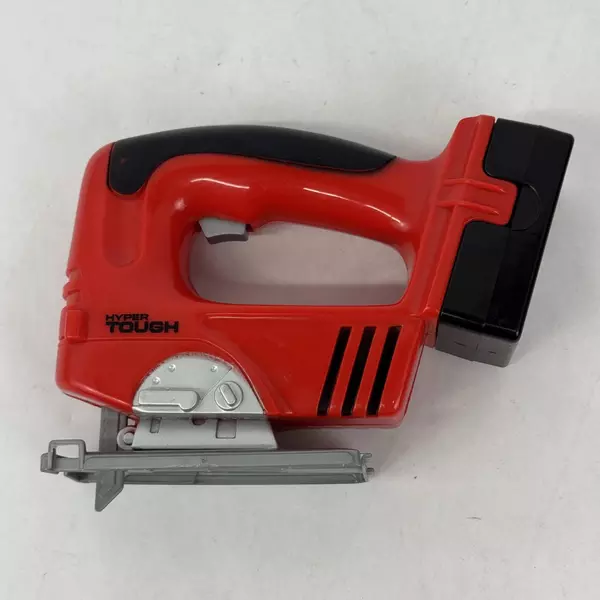 Hyper Tough Kid's Battery Operated Pretend Red Black Working Jigsaw