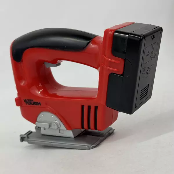 Hyper Tough Kid's Battery Operated Pretend Red Black Working Jigsaw