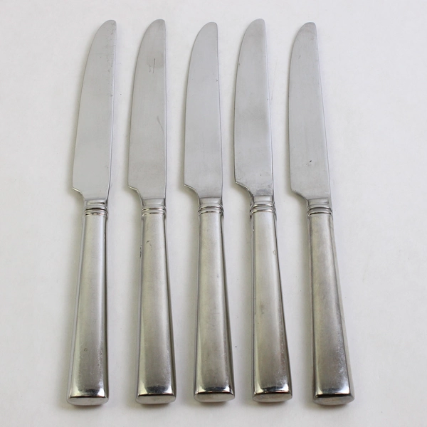 Lot Of 5 Reed & Barton Perspective (Stainless) Flatware French Hollow Knives