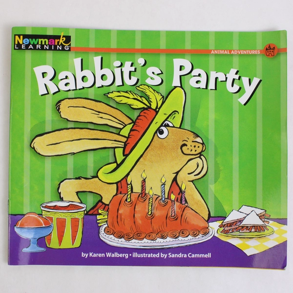 Rabbit's Party by Karen Walberg Animal Adventure Series PB Rising Readers