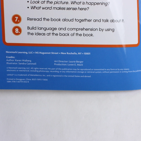 Rabbit's Party by Karen Walberg Animal Adventure Series PB Rising Readers