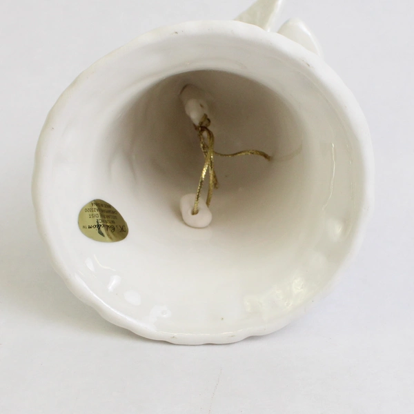 Vintage K's Collection Porcelain Bell Dove and Floral Motifs 5"
