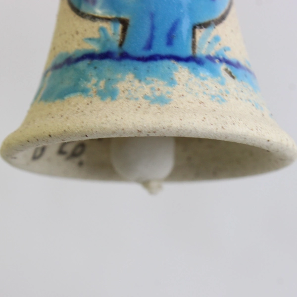 Mazatlan Mexico Hand-Painted Ceramic Souvenir Bell 2 3/4"