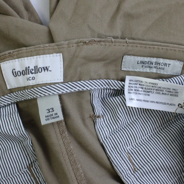 Goodfellow & Co Beige Men's Linden Casual Shorts Size 33