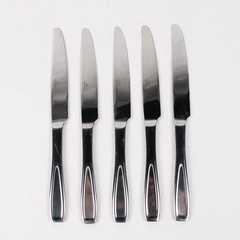 Lot Of 5 Mikasa Natasha (Stainless) Flatware French Solid Knives
