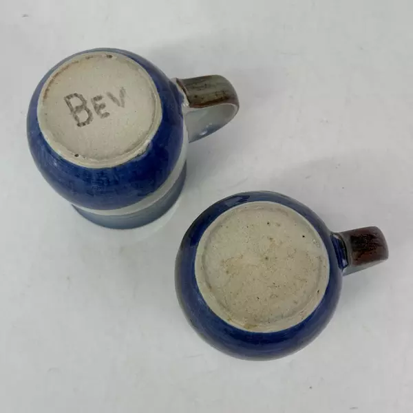 Lot of 2 Seagull And Lighthouse Beach Scene Coffee Mugs