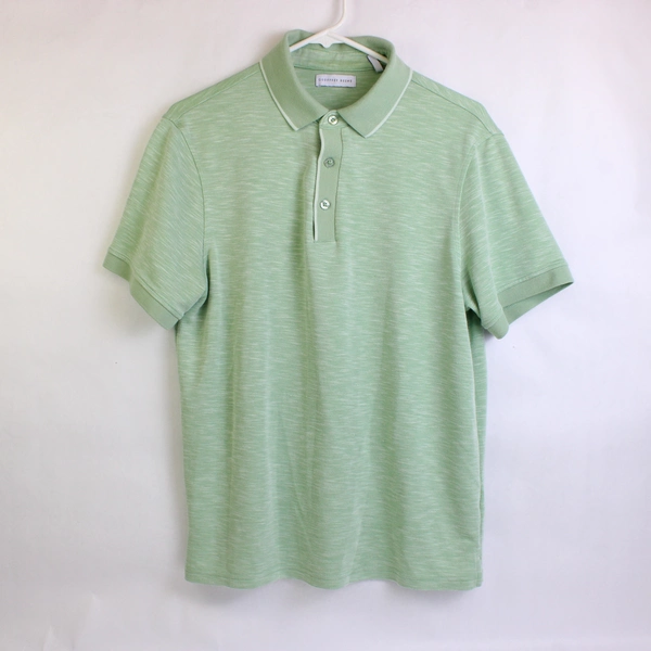 Geoffrey Beene Mint Green Polo Shirt Men's Size Medium
