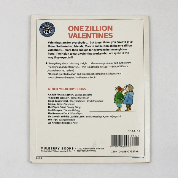 One Zillion Valentines by Frank Modell 1987 Paperback 