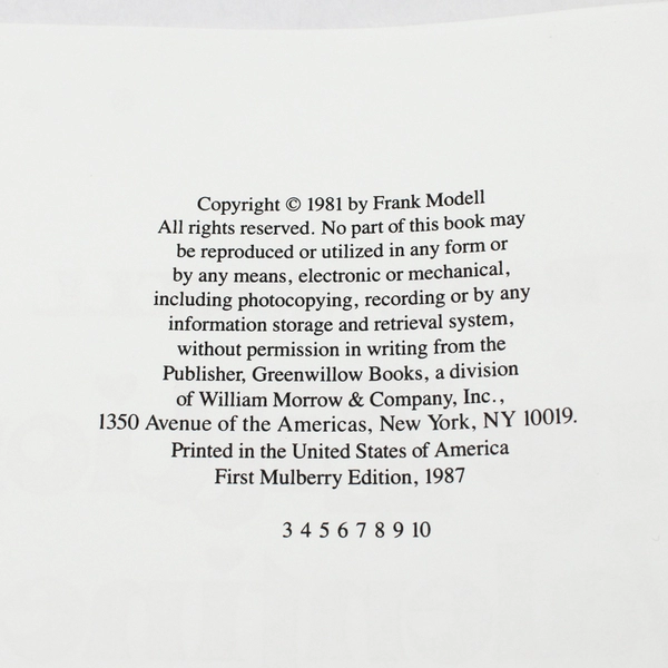 One Zillion Valentines by Frank Modell 1987 Paperback 
