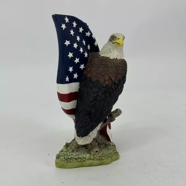 1999 Batesville Casket Company Life Symbols Hand Painted Bald Eagle Figurine