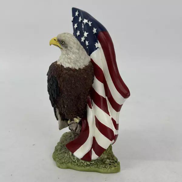 1999 Batesville Casket Company Life Symbols Hand Painted Bald Eagle Figurine
