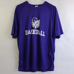 Augusta Sportswear Linfield University Purple Baseball Graphic T-Shirt Size L