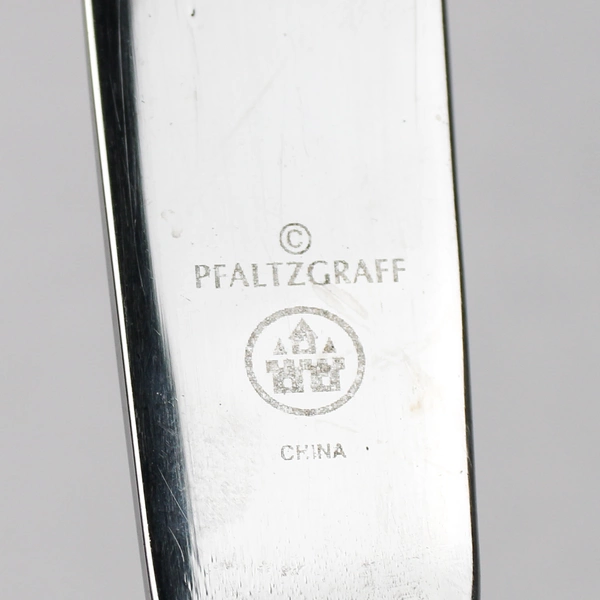 Lot Of 5 Pfaltzgraff Kenilworth (Stainless) Flatware Modern Solid Knives