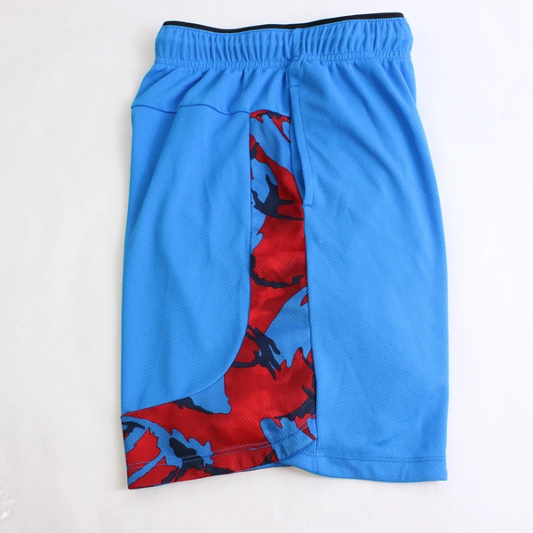 Athletic Works Blue With Red Camo Basketball Shorts Size XL 14-16