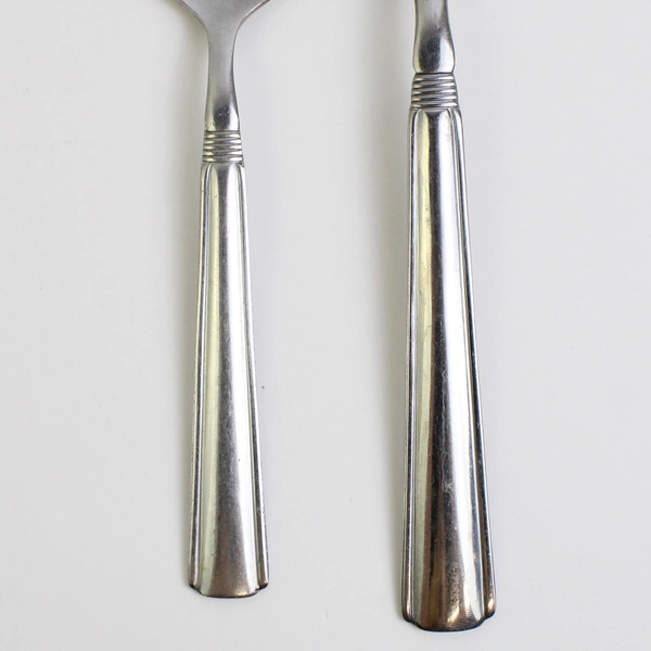 Lot Of 4 Pfaltzgraff Kenilworth (Stainless) Flatware Serving Spoon 3 Soup Spoons