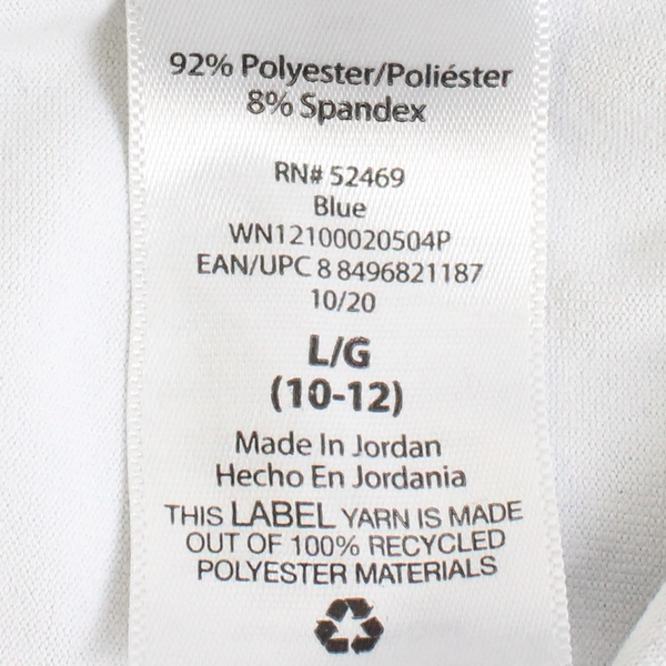 Wonder Nation Boys Shark Graphic Swim Shirt Rash Guard Size L/G 10-12