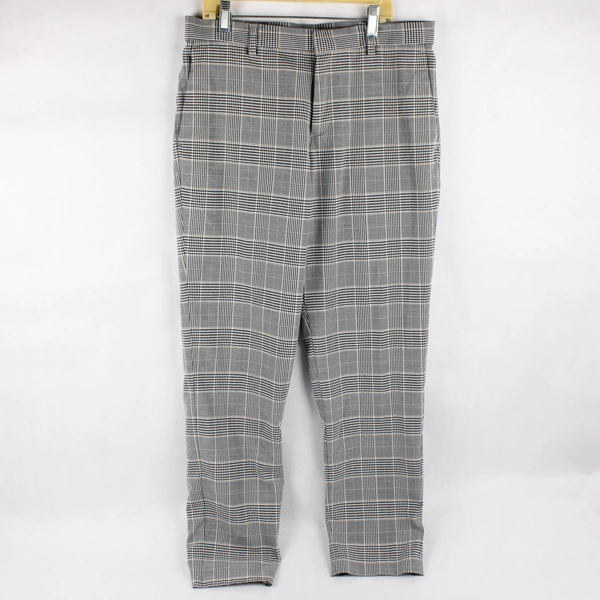 H&M Gray and Beige Tapered Leg Dress Pants Men's Size 30