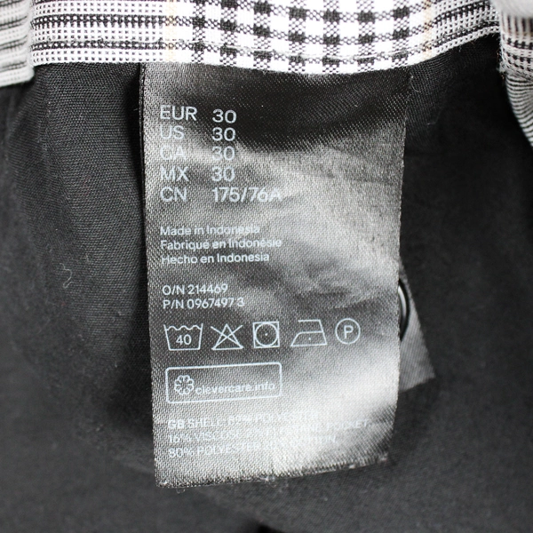 H&M Gray and Beige Tapered Leg Dress Pants Men's Size 30