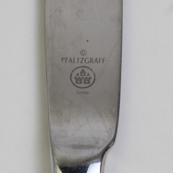Lot Of 6 Pfaltzgraff Glennbrook (Stainless) Flatware 3 Soup Spoons & 3 Knives