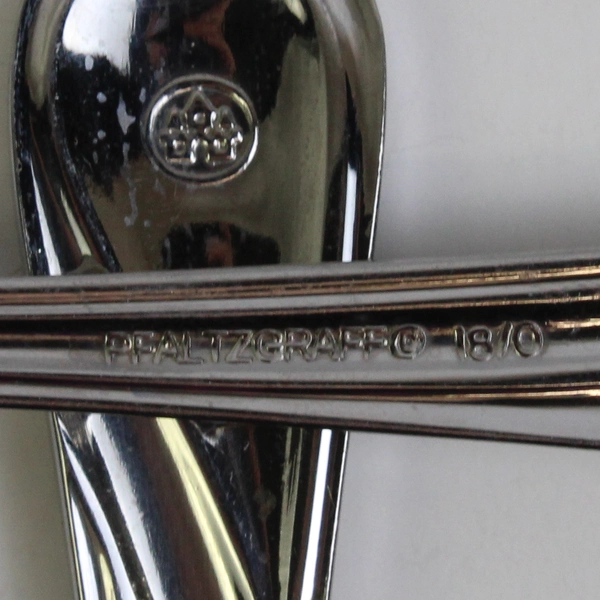 Lot Of 5 Pfaltzgraff Glennbrook (Stainless) Flatware Butter Knife 4 Sugar Spoons