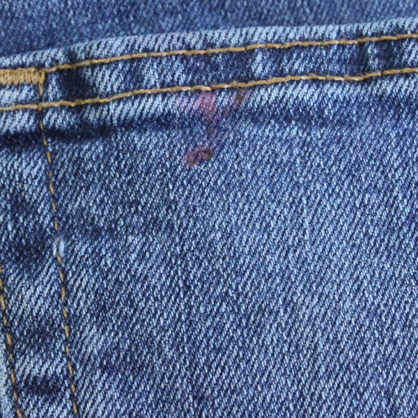 Wrangler Solid Blue Denim Straight Leg Jeans Men's Size 30 x 32