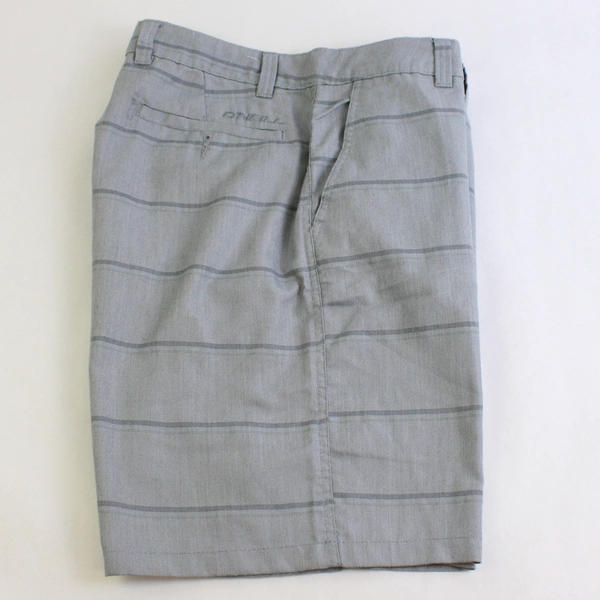 O'Neill Gray-Striped Bermuda Shorts Men's Size 34
