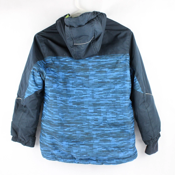 ZeroXposur Blue Zip Up Winter Jacket With Hood Size Boys Medium 10-12