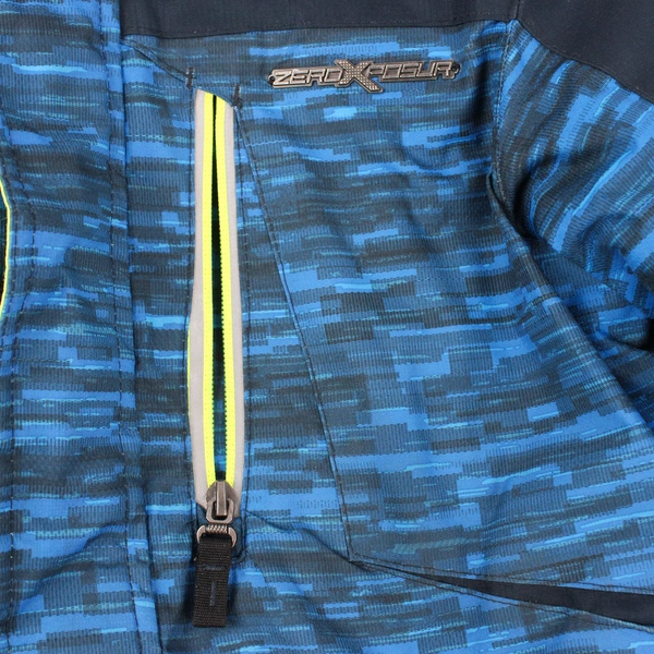 ZeroXposur Blue Zip Up Winter Jacket With Hood Size Boys Medium 10-12