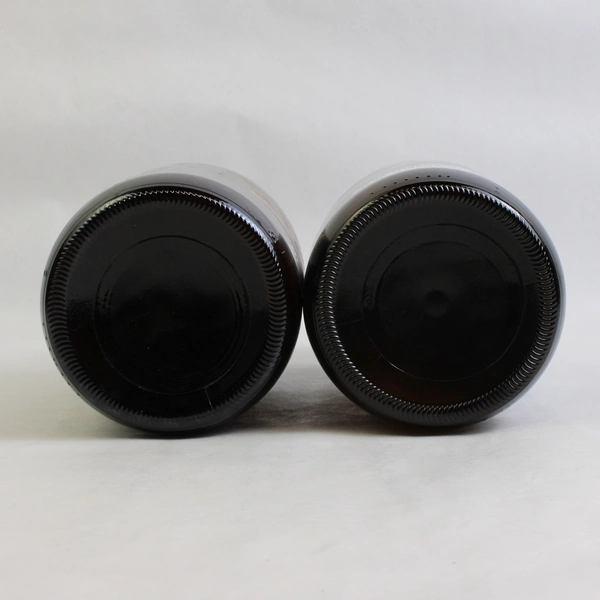 Lot of 2 64 fl oz Brown Glass Growler Bottles Empty