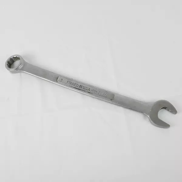 Vintage Craftsman 1" Combination Wrench 12 Point VV-44705 Forged in USA