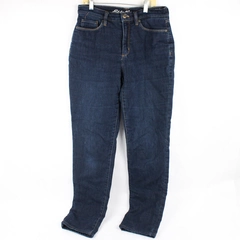 Eddie Bauer Dark Slightly Curvy-High Rise Slim Straight Denim Jeans Size 6