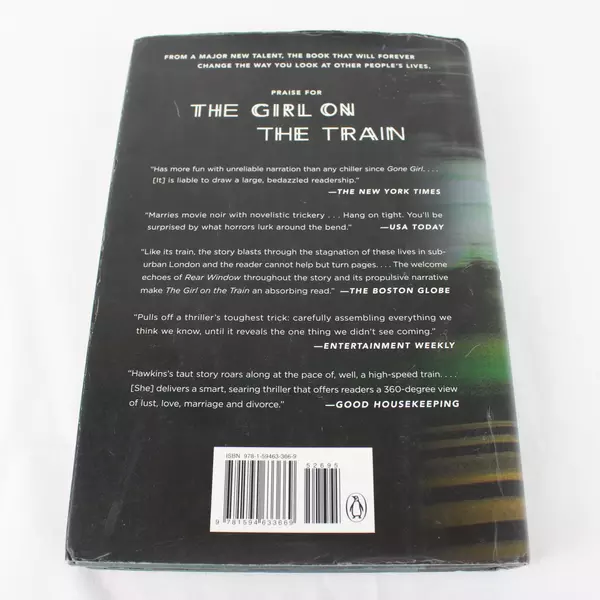 The Girl on the Train by Paula Hawkins Hardcover Novel Mystery Thriller