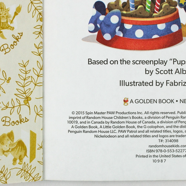 Nickelodeon Paw Patrol Puppy Birthday to You! by Scott Albert 2015 Hardcover