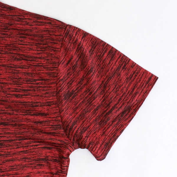 Rugged Maniac Red and Black V-Neck Athletic T-Shirt Women's Size Medium