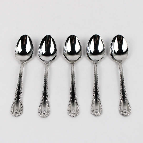Lot Of 5 Reed & Barton Louis Philippe (Stainless) Flatware Teaspoons