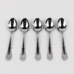 Lot Of 5 Reed & Barton Louis Philippe (Stainless) Flatware Teaspoons