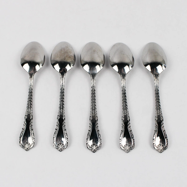 Lot Of 5 Reed & Barton Louis Philippe (Stainless) Flatware Teaspoons