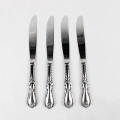 Lot Of 4 Reed & Barton Louis Philippe (Stainless) Flatware Solid Knives 9"