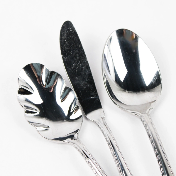 Lot Of 4 Reed & Barton Louis Philippe (Stainless) Flatware 3 Spoons & Knife