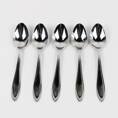 Lot Of 5 Lenox LF19 (Stainless) Flatware Teaspoons