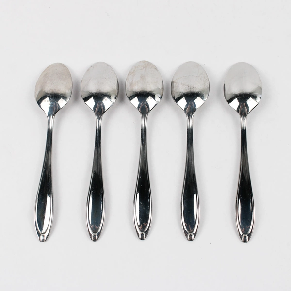 Lot Of 5 Lenox LF19 (Stainless) Flatware Teaspoons