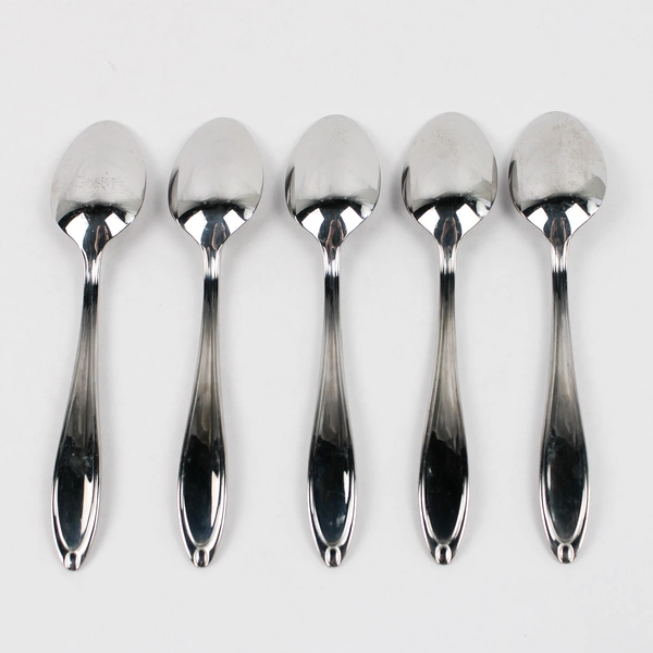 Lot Of 5 Lenox LF19 (Stainless) Flatware Soup Spoons